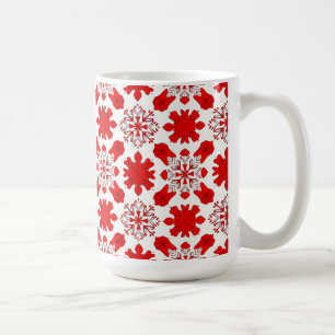 Cosy Snowflake Pattern For Holiday Gift Coffee Mug