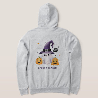 Cosy Spooky Season Ghost Hoodie for Women