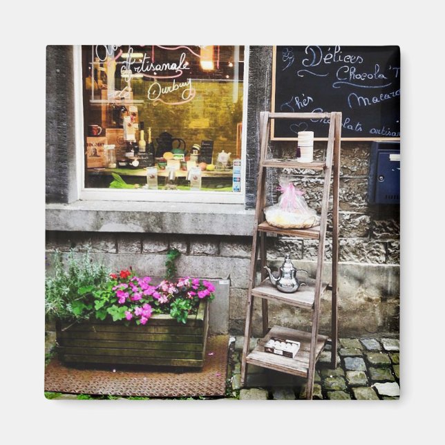 Cosy street of Belgium Magnet (Front)