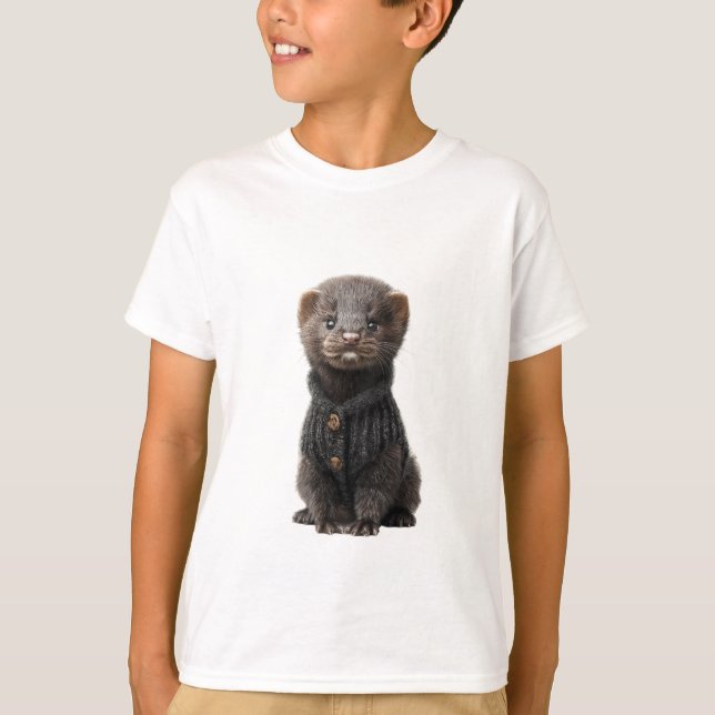 Cosy Sweater Ferret Kids (Front)