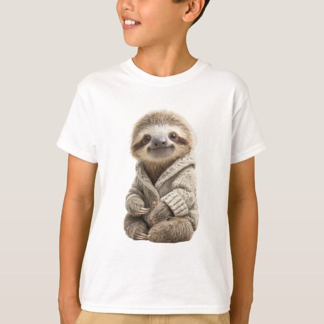 Cosy Sweater Sloth Kids (Front)