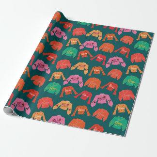 Cosy sweaters Christmas wrapping paper