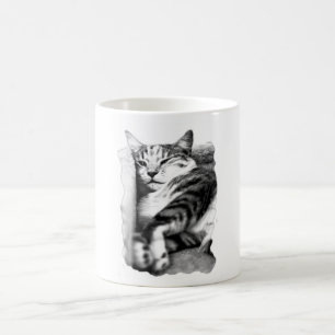 Cosy Tabby Cat Lounge Mug