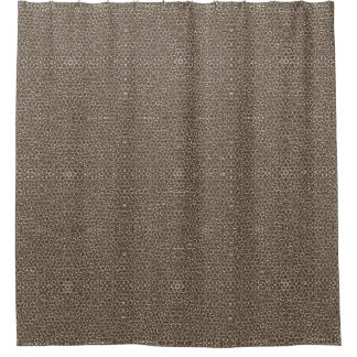 Cosy Taupe Shower Curtain