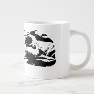 Cosy Terrier Watch on Winter Bed Large Coffee Mug