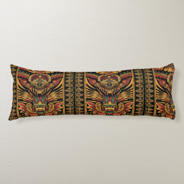 Cosy Turquoise "Aztec Dream" Relaxation Body Cushi Body Cushion (Front)
