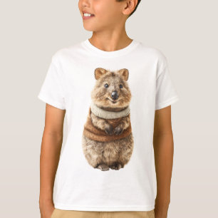 Cosy Turtleneck Quokka Kids T-Shirt