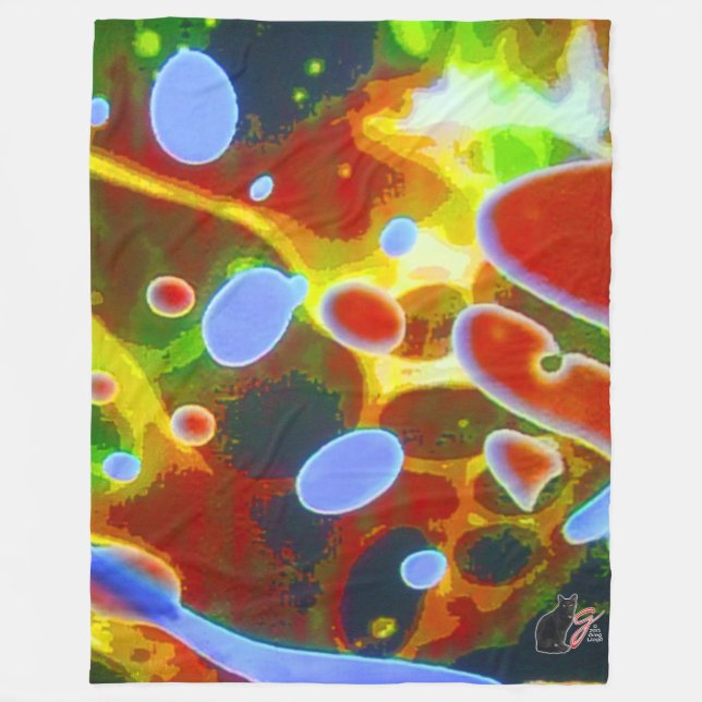 Cosy Undulations Fleece Blanket (Front)