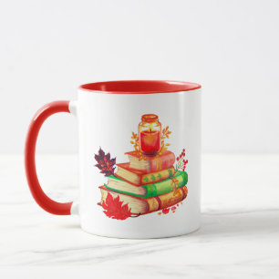Cosy Up Autumn Books Mug