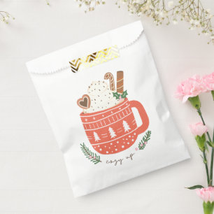 Cosy Up hot chocolate Christmas  Favour Bags