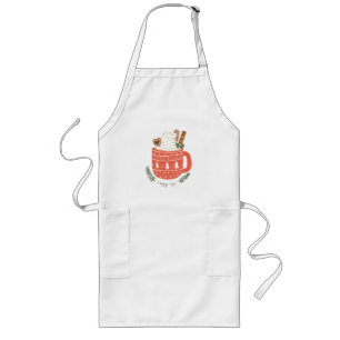 Cosy Up hot chocolate Christmas Long Apron