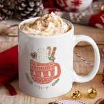 Cosy Up Hot Cocoa Mug Christmas Holiday<br><div class="desc">Cosy up with this adorable seasonal coffee mug. Cup has a red mug with Christmas trees,  hot chocolate,  cinnamon stick,  and whipped cream. Underneath the mug is the text cosy up.

Makes a great addition to your home kitchen holiday decor and also makes a great Christmas gift!</div>