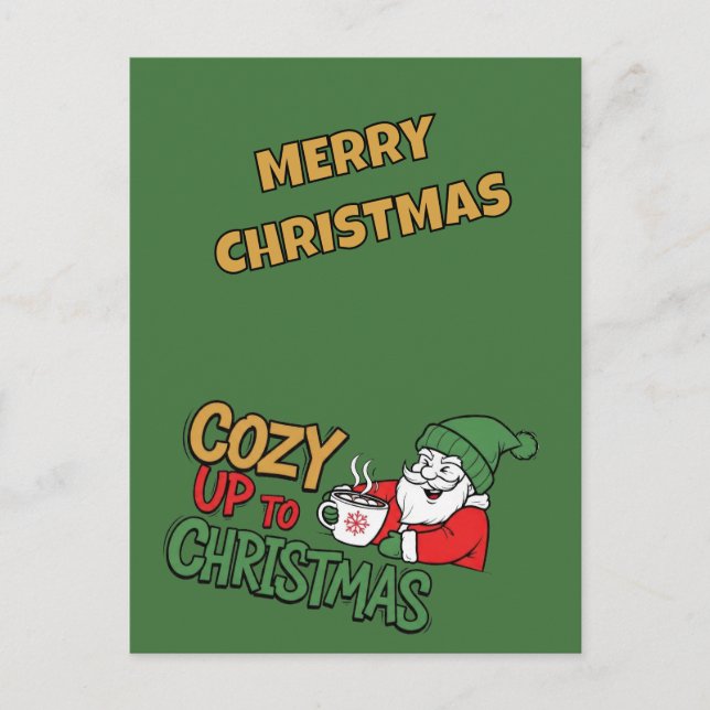 Cosy Up to Christmas Postcard (Front)