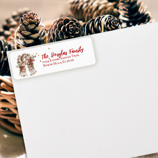 Cosy Vintage Christmas | Cute Scarf Return Address