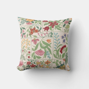Cosy Vintage Wildflower Pattern Custom Cushion
