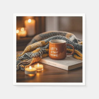 Cosy warm candle lit evening