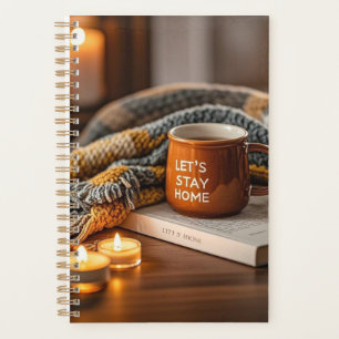 Cosy warm candle lit evening planner
