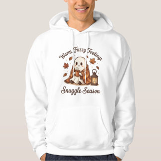 Cosy Warm Fuzzy Feelings Ghost Halloween Hoodie