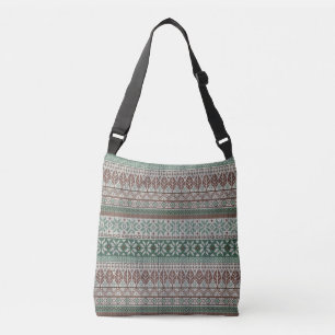 Cosy warm knitting crossbody bag