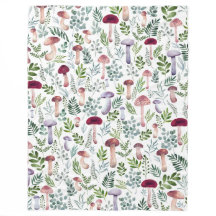 Cosy Watercolor Mushrooms Pattern