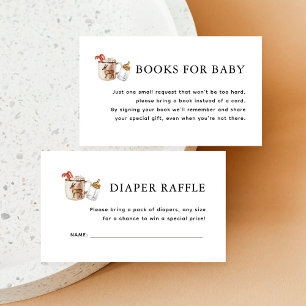 Cosy Winter Baby It's Cold Outside Book Request Enclosure Card
