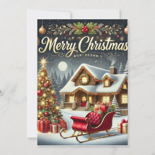 Cosy Winter Christmas Card – Merry Christmas