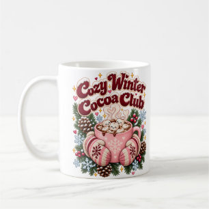 Cosy Winter Cocoa Club Festive Holiday Mug