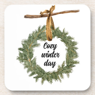 Cosy Winter Day Coaster