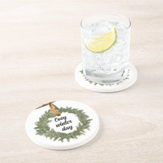 Cosy Winter Day Coaster
