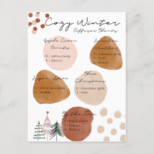 Cosy Winter Diffuser Blend Postcard