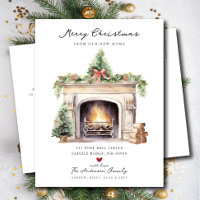 Cosy Winter Fireplace Moving