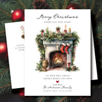 Cosy Winter Fireplace Moving