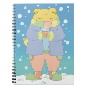 Cosy Winter Frog Notebook