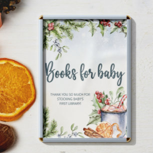 Cosy Winter Hot Cocoa Snowly books for baby Poster