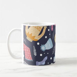 Cosy Winter Knitted Seamless Vintage Coffee Mug