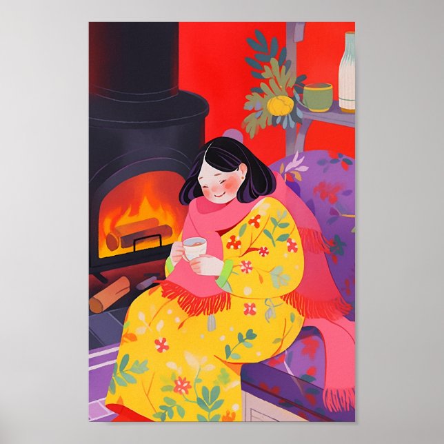 Cosy Winter Morning Poster (Front)