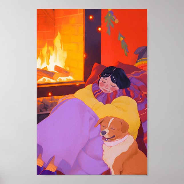 Cosy Winter Morning Poster (Front)