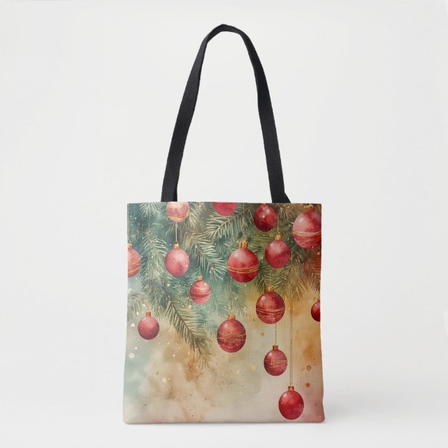 Cosy Winter Nights Christmas Tote Bag (Front)