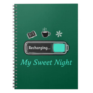 Cosy Winter Recharging Mode My Sweet Night Notebook