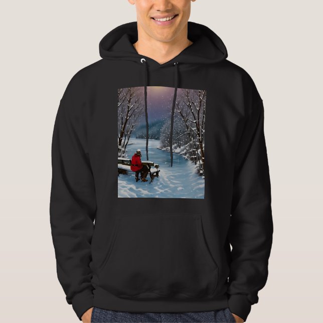"Cosy Winter Reflections" Hoodie (Front)