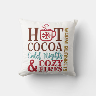Cosy Winter Things Home Decor Throw Pillow