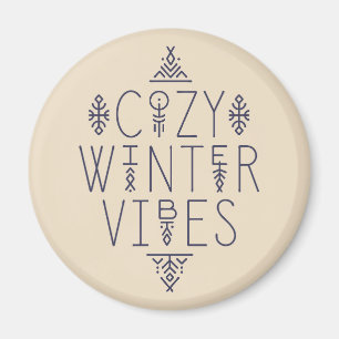 Cosy Winter Vibes Design Magnet