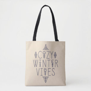 Cosy Winter Vibes Design Tote Bag