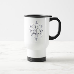 Cosy Winter Vibes Design Travel Mug
