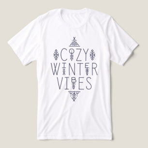 Cosy Winter Vibes Design Tri-Blend Shirt