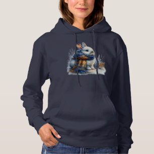 Cosy Winter Wishes To Somebunny Special Rabbit Hoodie
