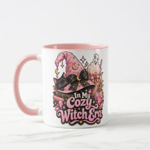 Cosy Witch Era Cute Pink Halloween Mug