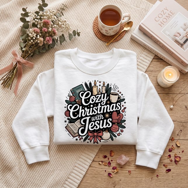 Cosy with Jesus, Christmas  Sweatshirt (Creator Uploaded)