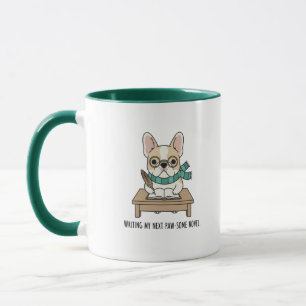 Cosy Writing Desk Cartoon Animal Art Mug