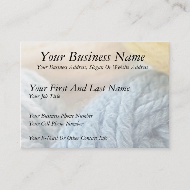 Cosy Yarn Business Card (Front)